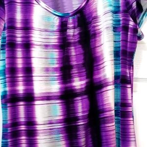 Worthington xl purple mix blouse